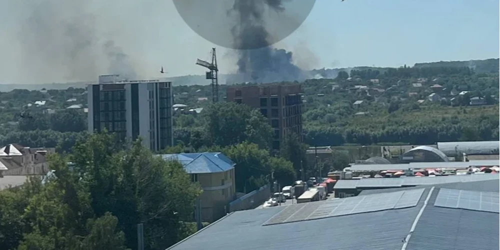 Детонація боєприпасів на військовому полігоні