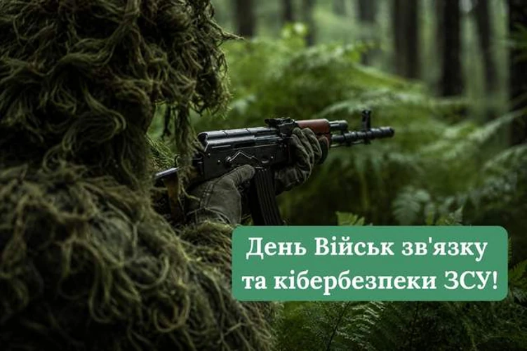 Святкові листівки та тематичні картинки до Дня військ зв'язку та кібербезпеки ЗСУ