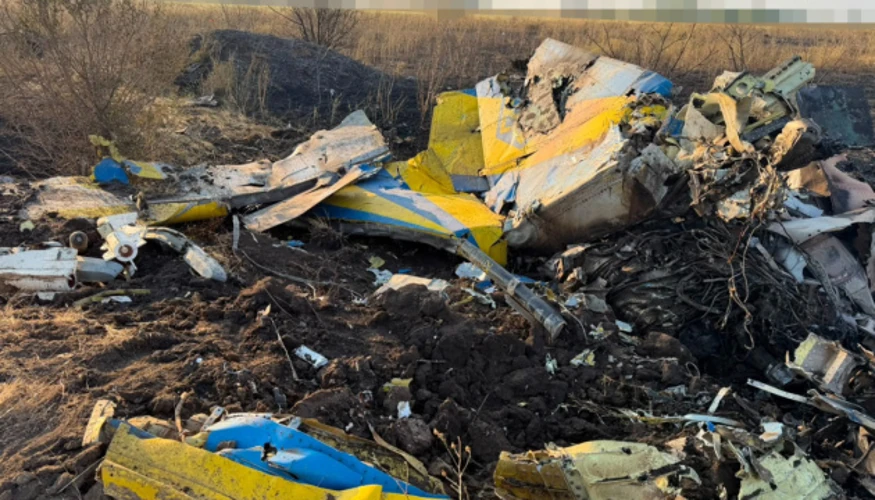 Уламки МіГ-29 на місці падіння у Березівському районі Одеської області та робота слідчо-оперативної групи ДБР