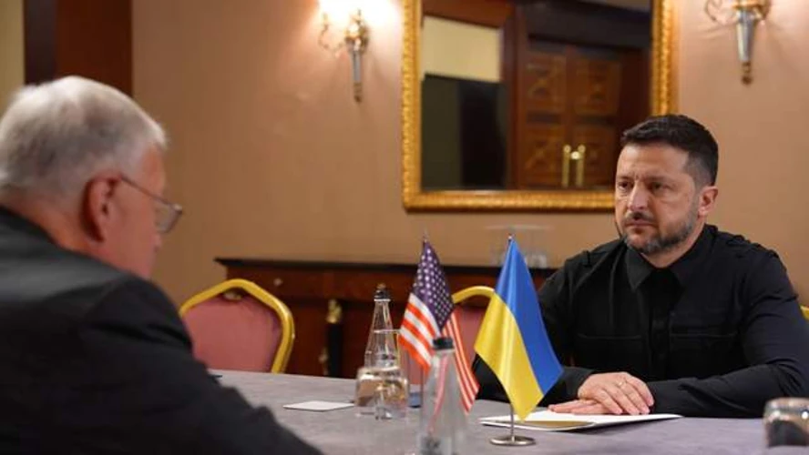 Зеленський провів переговори з Келлогом у Києві: антибалістика і Patriot