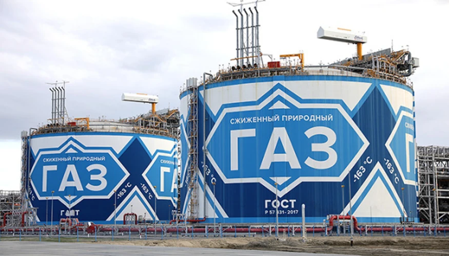 Скраплений природний газ із російського арктичного проєкту «Ямал СПГ», що прибуває до європейського порту