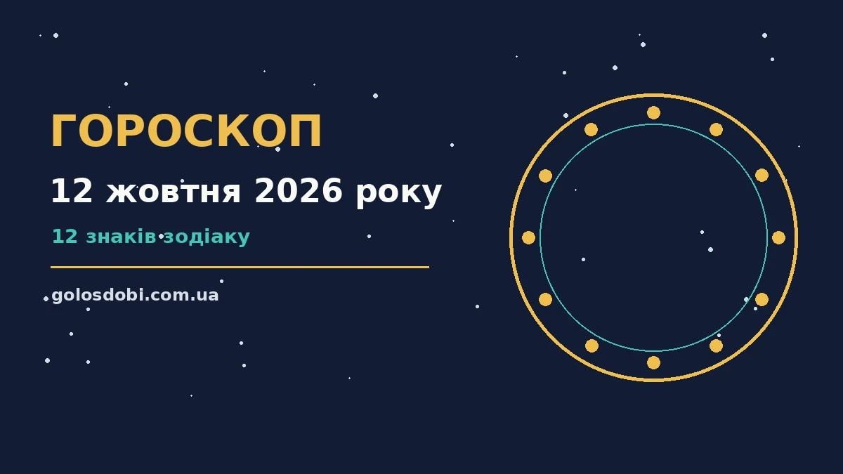 Гороскоп на 12 жовтня 2026 року: прогноз для всіх знаків про шанси та застереження