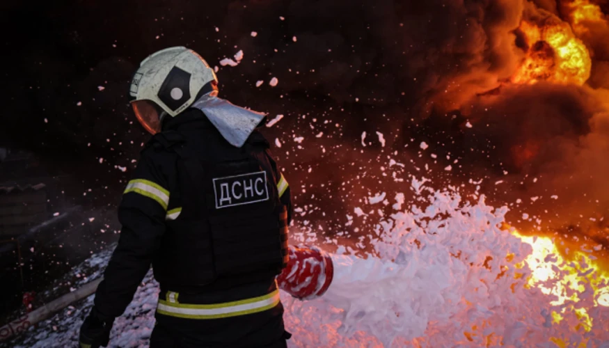 Уламки БпЛА біля бізнес-центру в Києві: що відомо містянам
